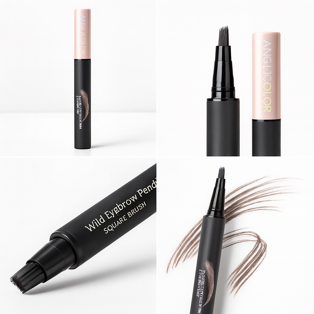Lyzior™ Velvet Precision Brow Brush — 3D Tint & Shaping Pen